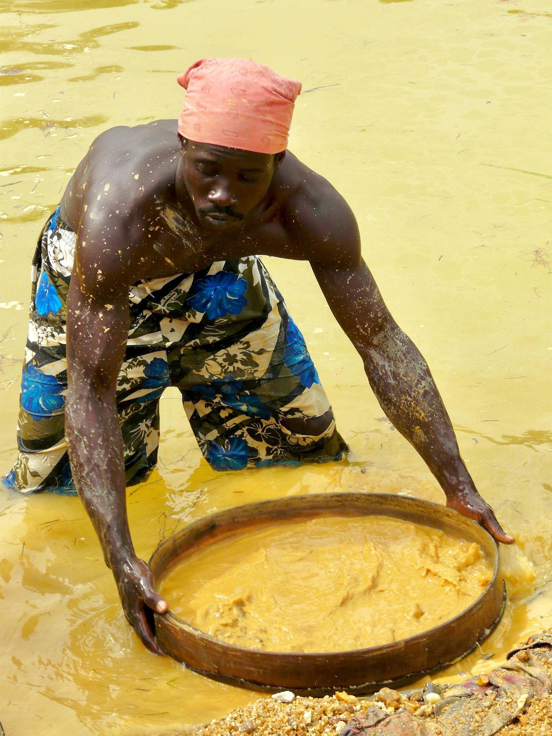 Artisanal gold mining in West Africa